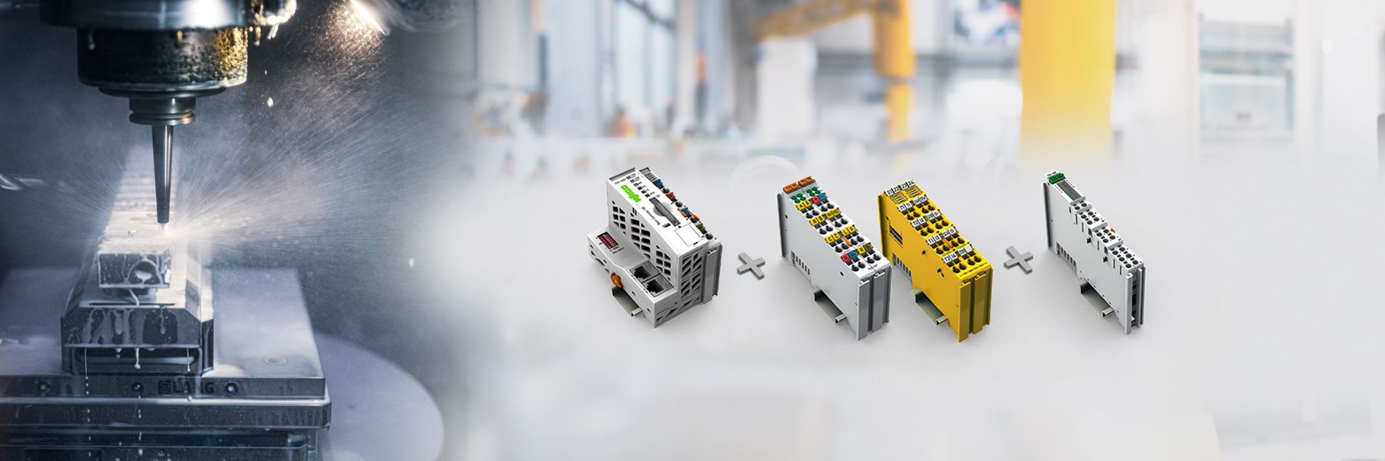 Sterownik BC 100 wraz z modułami IO