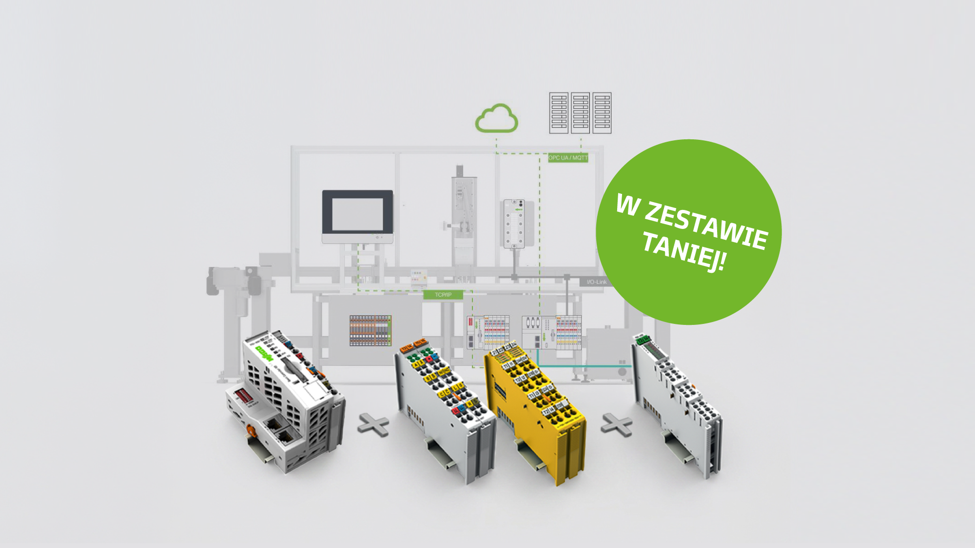 Skonfiguruj rozwiązanie oparte na sterowniku BC100 i modułach I/O WAGO