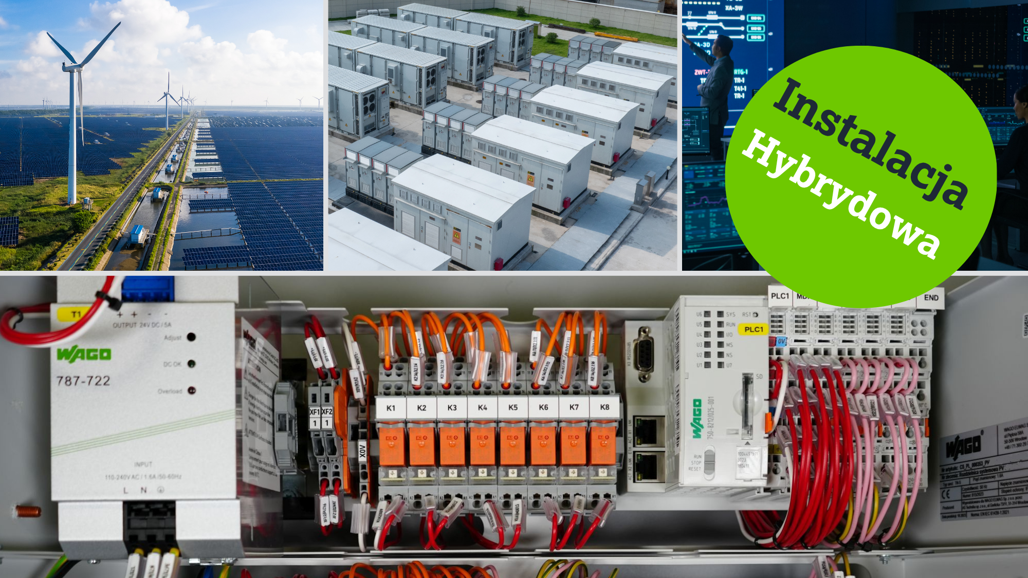 Integracja hybrydowych instalacji OZE i magazynów energii 