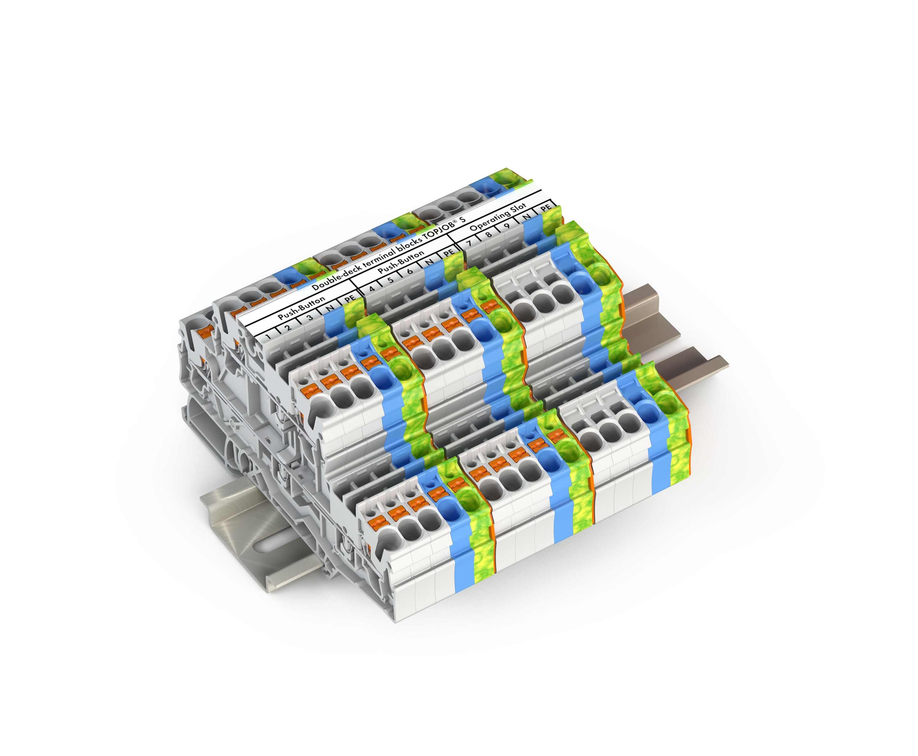 TOPJOB® S Double-Deck Push-Button Terminal Blocks