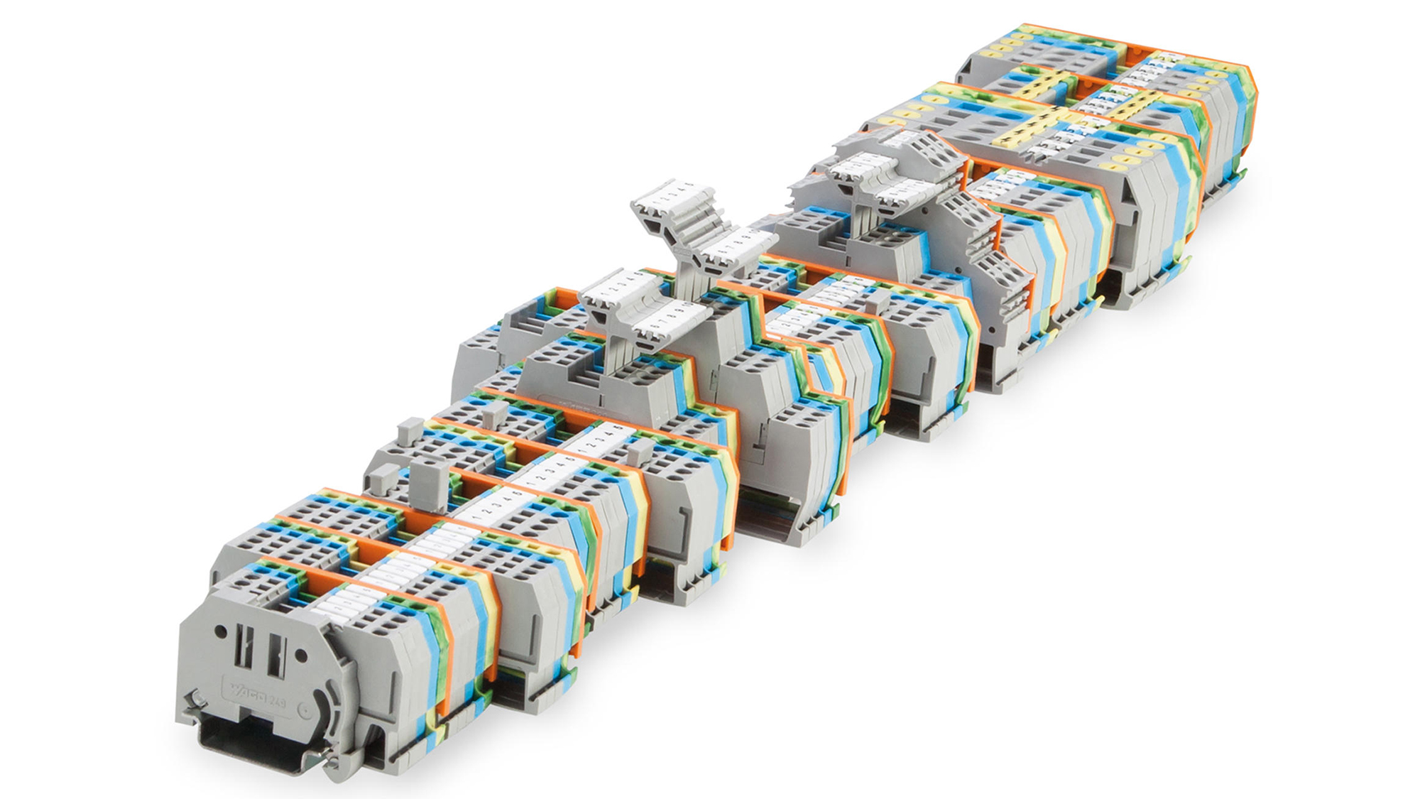Classic Rail-Mount Terminal Blocks with CAGE CLAMP connection technology